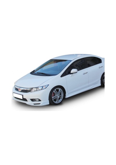 Honda Civic Serisi Fb7 2012-2016 Custom Model Yan Marşpiyel Seti Plastik