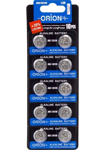 Orion Ag8 Lr55 Lr1120 1.5v Alkalin Pil 10'lu Paket