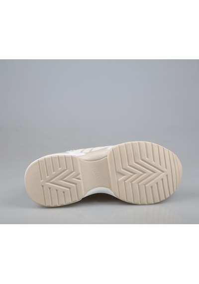 Guja 25y300-14 Dolgu Topuk Bej Kadın Sneakers Bej