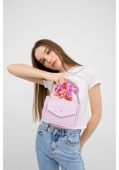 Shule Bags Soshe El Ve Çapraz Çanta Lila Lila