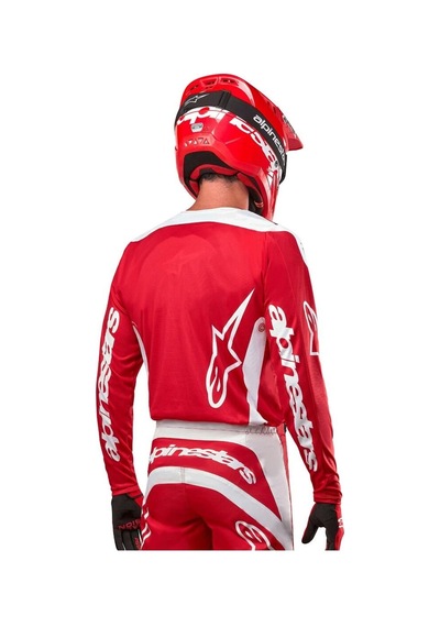 Alpinestars Fluid Lurv Kros Motor Jerseyi Kırmızı Beyaz
