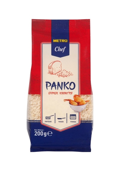 Metro Chef Panko 200 G - Japon Usulü Çıtır Ekmek Kırıntısı 6'li Avantaj Paketi - 6 Adet Tarı
