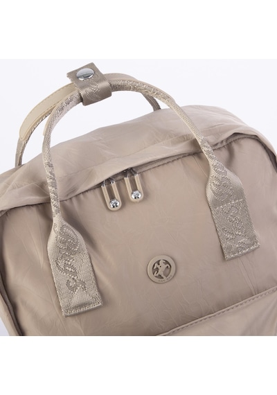 Nas Bag Unisex Sırt Ve El Çantası Büyük Boy Su Geçirmez Sırt Çantası 29x40 Cm Vizon