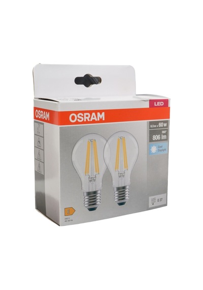 Beyaz Işık 6.5w 6500k E27 Duy, 2'li Paket