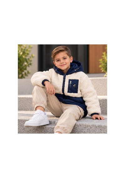 Maxx Kleın Erkek Çocuk Lacivert Kapüşonlu Peluş Görünümlü Mont Fermuarlı Cepli, İki Renkli Günlük Kışlık Çocuk Montu 12-18 Ay, 2-3-4-6-8 Yaş Maxx Kleın Erkek Çocuk Lacivert Kapüşonlu Peluş Görünümlü Mont Fermuarlı Cepli, İki Renkli Günlük Kışlık Çocuk Montu 12-18 Ay, 2-3-4-6-8 Yaş