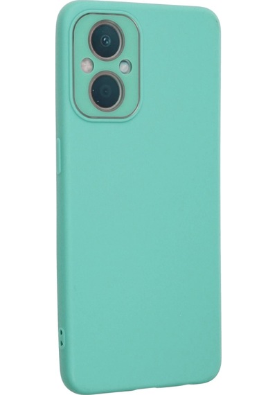 Newface - 49 - Oppo Reno 7 Lite Kılıf Lansman Glass Kapak - Csmo-tex - - Turkuaz