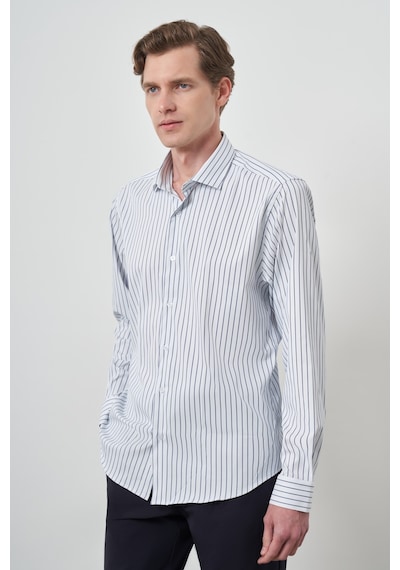 Morven Erkek A-beyaz Trend Çizgili Slim Fit İtalyan Yaka Gömlek 25mc004050601 A-beyaz A-beyaz Morven Erkek A-beyaz Trend Çizgili Slim Fit İtalyan Yaka Gömlek 25mc004050601 A-beyaz A-beyaz