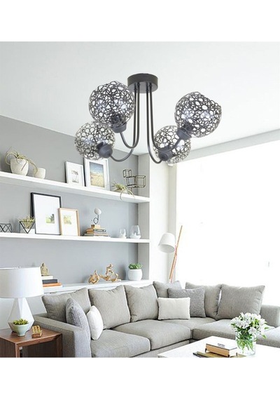 Özel Tasarım Kıvrımlı Model Selçuklu Motif Avize .