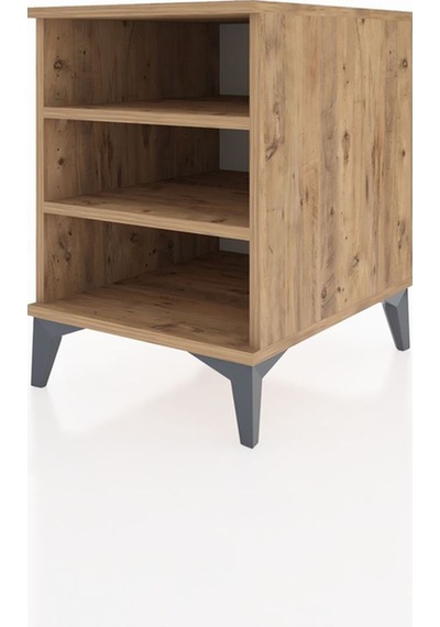 Kronos Komodin 2 Raflı 44x59x64 Çam-çam Çam