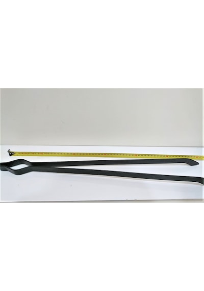 Demir Maşa - Mangal Soba Maşası - Şömine Maşası Ateş Maşası 3 Boy Orta 48 Cm