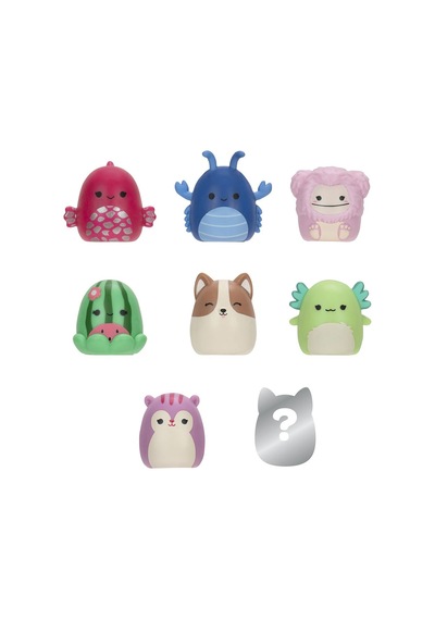 Squishmallows Squish-a-longs 8 Figür + Yüzük Set Seri 2 Al0065