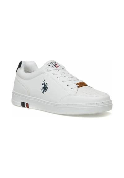U.s. Polo Assn. Noah Günlük Erkek Dikişli Spor Sneaker Ayakkabı Beyaz