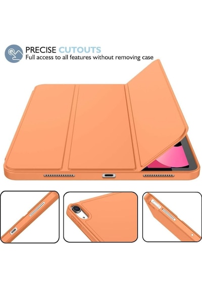 Apple Uyumlu iPad 10.nesil 10.9 İnç 2022 Kılıf Kalem Bölmeli Uyku Modlu Standlı Silikon A2757 A2777 A2696 Kılıf Apple Uyumlu iPad 10.nesil 10.9 İnç 2022 Kılıf Kalem Bölmeli Uyku Modlu Standlı Silikon A2757 A2777 A2696 Kılıf