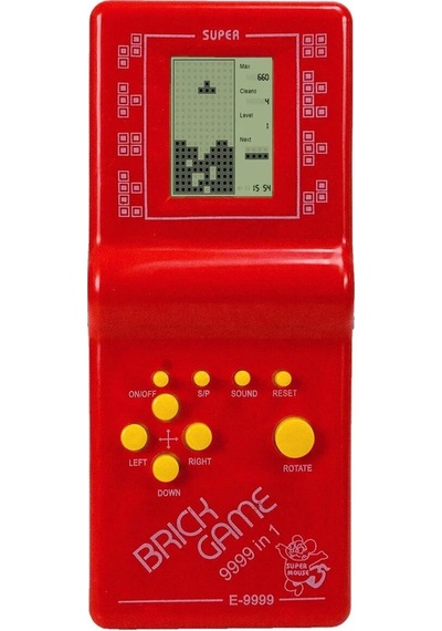 Pilli Sesli 9 Butonlu 9999 İn 1 Renkli Nostaljik Tetris Eğitici Ve Eğlenceli Oyuncak El Konsolu 31634123