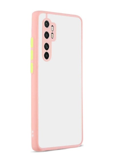 Xiaomi Mi Note 10 Lite Kılıf Zore Hux Kapak Pembe