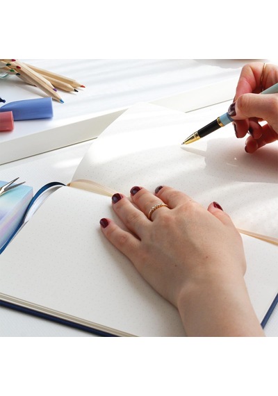 A5 Bullet Journal Noktalı Defter 140 Gr. 80 Yaprak Forest