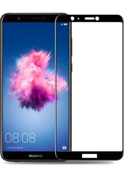 Huawei P Smart 2018 6D Tam Kaplayan Nano Kırılmaz Cam Ekran Koruyucu