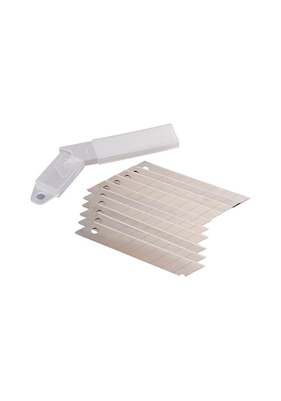 Maket Bıçağı - Falçata Ağzı - Yedeği Kalın 18mm - 10 Adet