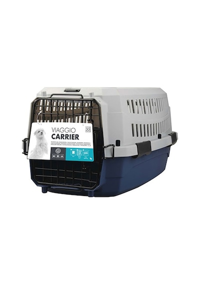 M-pets Viaggio Carrier Iata Kedi Ve Köpek Taşıma Çantası Mavi-gri 68x47,6x42 Cm 244-52024.02