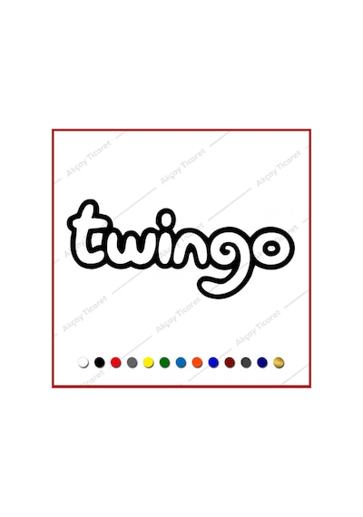 Twingo Sticker Oto Sticker Araba Sticker Twingo Arma Sticker