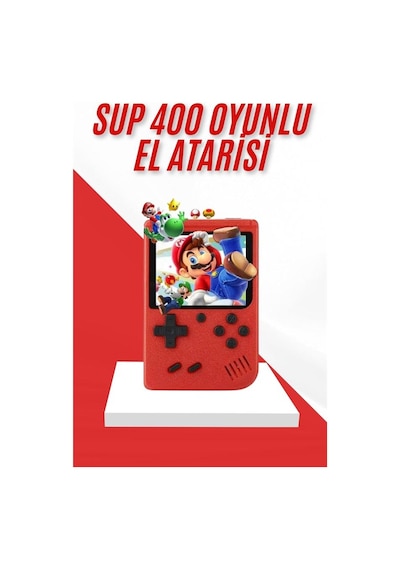 Nostalji - 179 - Oyunlu Mini Atari Gamebox 400 Oyunlu - Spt-gld - El Atarisi