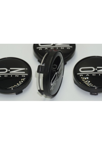 Oz Racing Jant Göbeği Kapak Seti 60mm Beyaz Siyah Renk