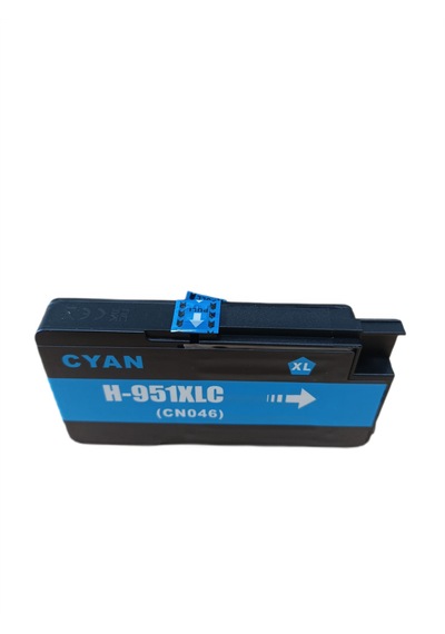 Hp 951xl Yüksekkapasite Mavi Uyumlu Mürekkep Kartuş 27,5ml Cn046a