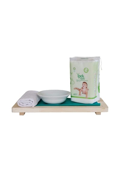 Ipek Organik Bebek Temizleme Pamuğu 60'Lı X 5'Li Paket