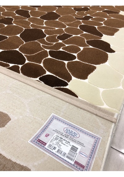 Saray Halı Klasik 10698 V 150X230 Kahve Krem 4 M2 Halı !