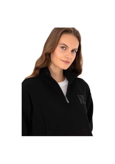 U.s. Polo Assn. Kadın Sweatshirt Siyah