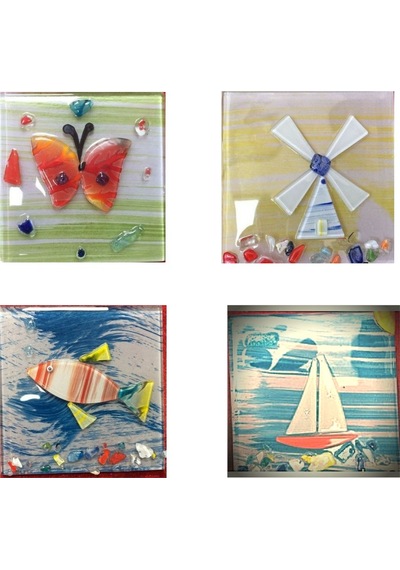 Dekoratif Cam Gider Kapağı Cam Gider Süsü 10 x 10 CM