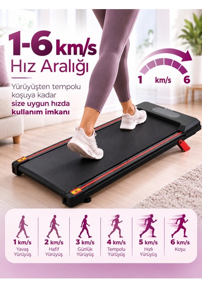 İnce Ve Pratik Tasarım Kompakt Yürüme Ve Koşu Bandı RL-870