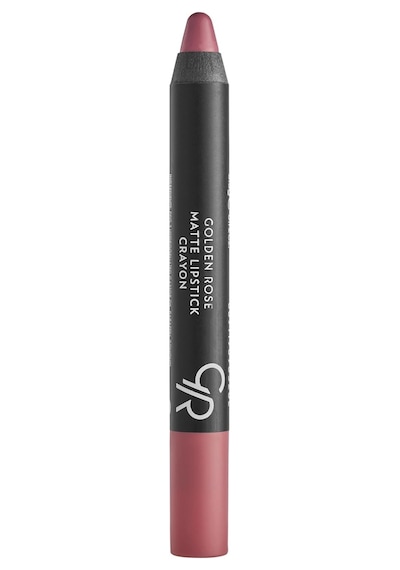 Matte Lipstick Crayon No: 12 - Besleyici Nemlendirici Mat Kalem Ruj Çok Renkli