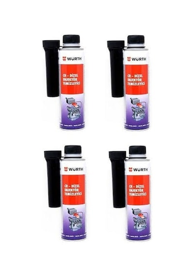 Würth Dizel Enjektör Temizleyicisi 300 Ml - 4 Adet