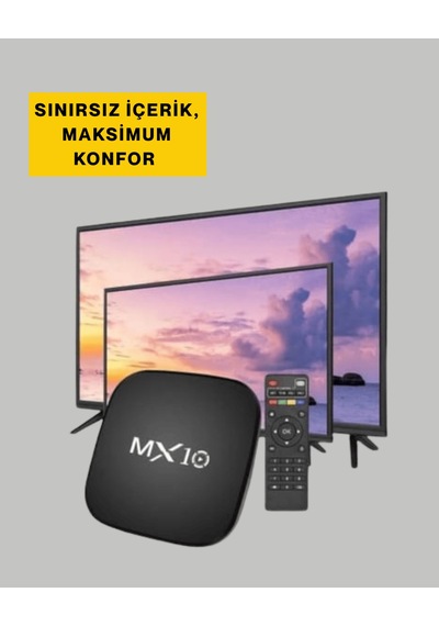 Android Medya Oynatıcı, 4k Destekli, 2 Gb Ram, 8 Gb Hafıza
