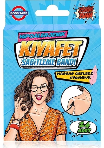 Kıyafet Sabitleme, Dekolte Kapama Ve Vücut Bandı Biyo Uyumluluk Şeffaf