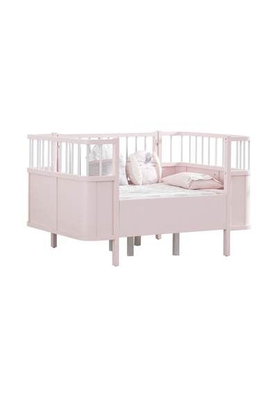Siesta Büyüyen Beşik 90x130, Siesta Karyola 90x190 - Pembe