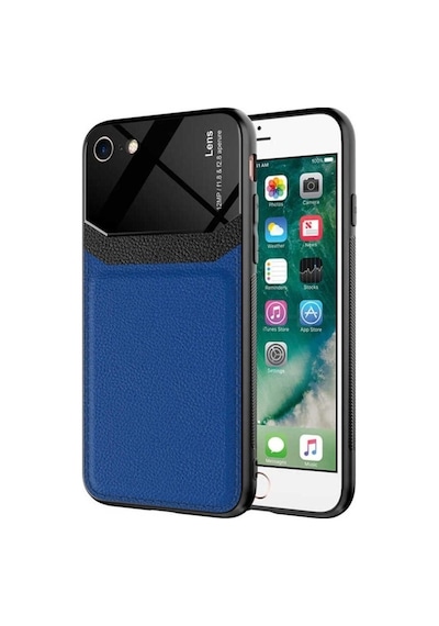 Apple Uyumlu iPhone Se 2022 Kılıf Zore Emiks Kapak Lacivert