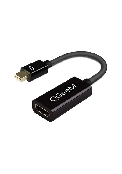 Qgeem Qg-hd10 Mini Display Port To Hdmı To Dönüştürücü Siyah