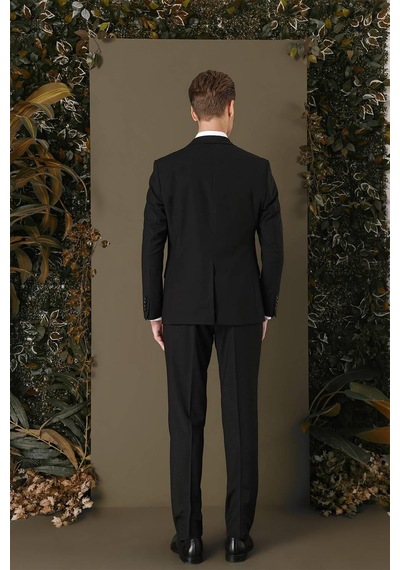 Efor Tk 887 Slim Fit Siyah Klasik Takım Elbise Siyah Efor Tk 887 Slim Fit Siyah Klasik Takım Elbise Siyah