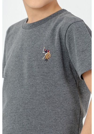 U.S. Polo Assn. Erkek Çocuk Antrasit Bermuda Takım Us2470-c-v3 Antrasit