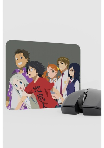 Anohana Anime V1 - 22x18 Gaming Kauçuk Kaymaz Taban Mouse Pad Fare Altlığı