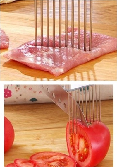 Onion Cutter Soğan Tutucu Ve Dilimleyici Aparat Asorti Karışık