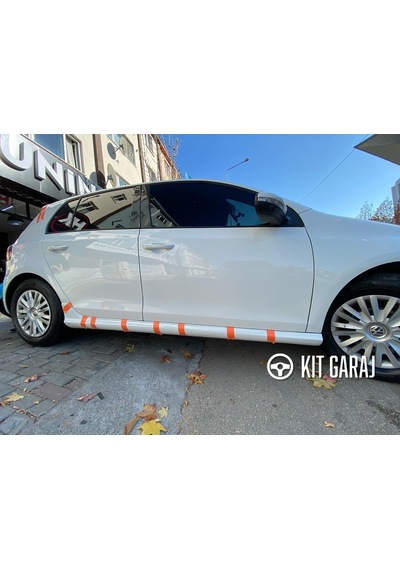 Kit Garaj Volkswagen Golf 5 Gtı Yan Marşpiyel Çift Plastik Boyasız