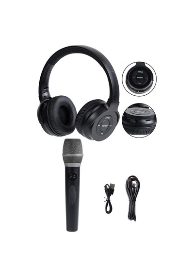 Martino Mt-312 Kablosuz Mikrofon Referans Kulaklık Karaoke Seti Tws Özellikli