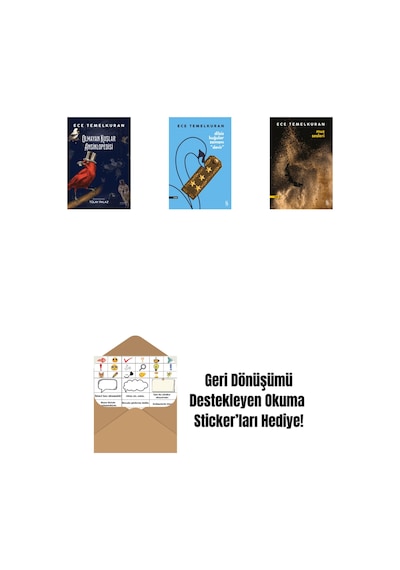 Olmayan Kuşlar Ansiklopedisi + Dilsiz Kuğular Zamanı Devir + Muz Sesleri + Okuma Sticker'ları