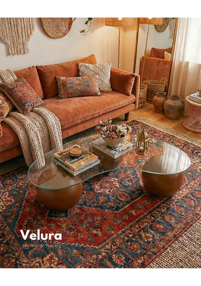 Modern Orta Sehpa & Küre Sehpa & Top Sehpa & Cam Sehpa Ceviz