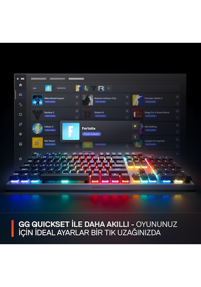 Steelseries Apex Pro Gen 3 Rgb Mekanik Oyuncu Klavyesi