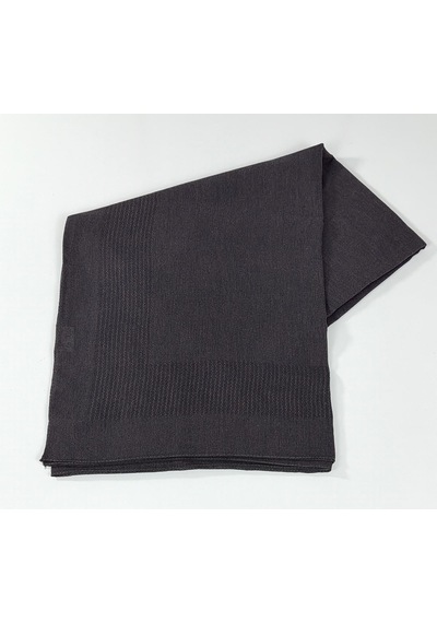 Miray Büyük Boy Pano Pamuk Eşarp - 120 X 120 - 0616 Bordo-siyah