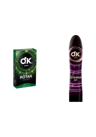 Rötar 10 Lu Prezervatif + Nirvana Hot Kayganlaştırıcı Jel 100 Ml